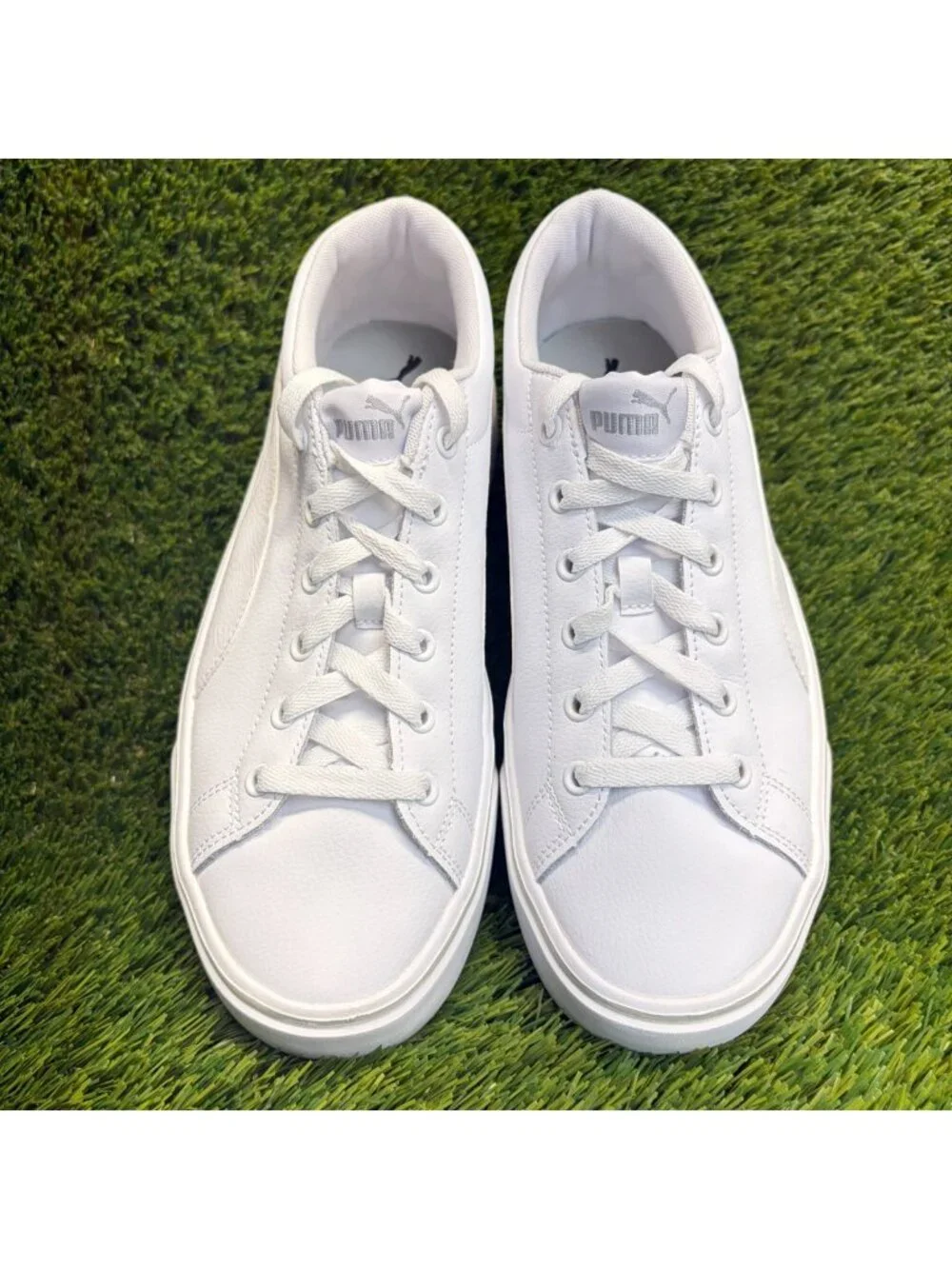 Puma Kaia Platform L Womens Size 10 White Athletic Lifestyle Shoes Sneakers